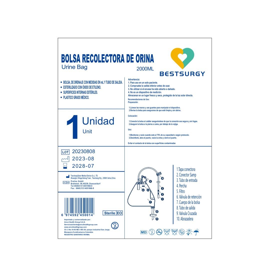 Bolsa Recolectora de Orina