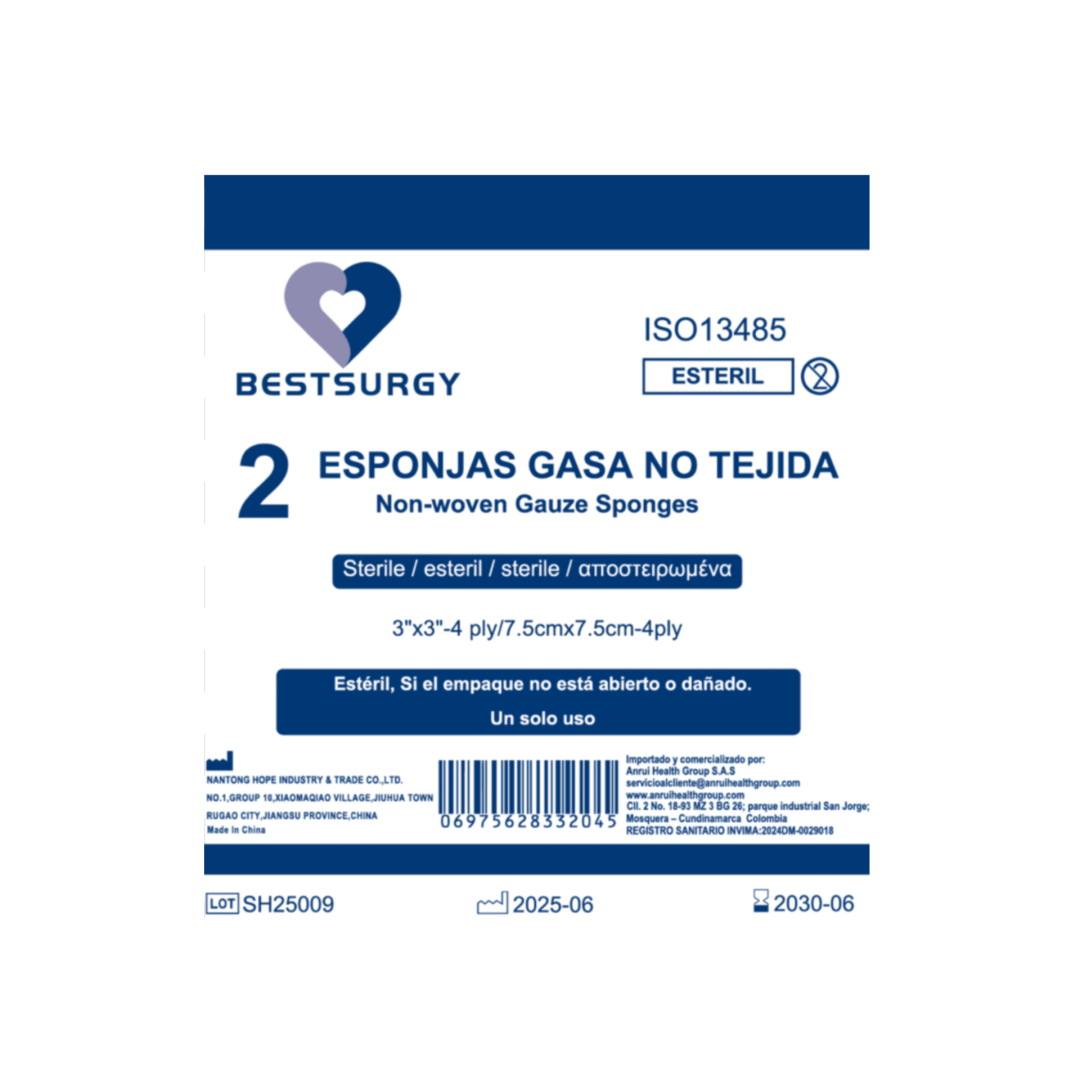 Esponjas gasa no tejida Anrui Bestsurgy